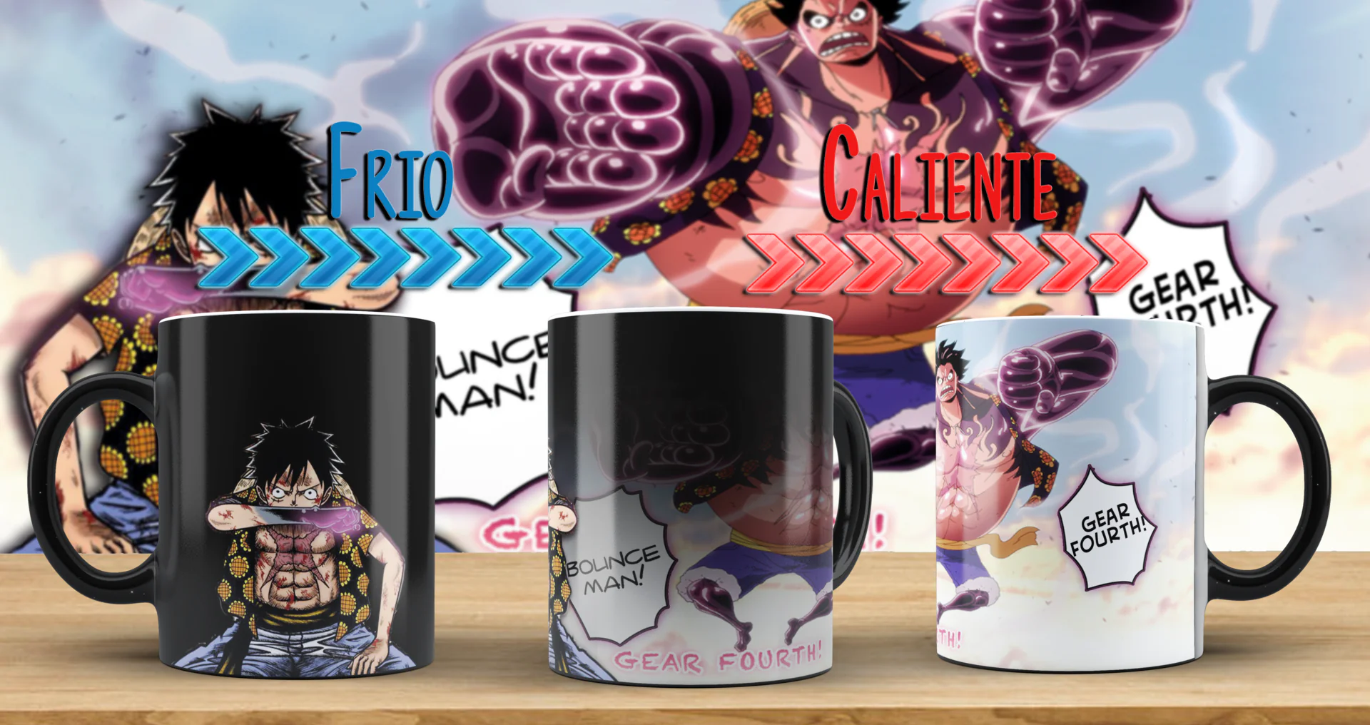 Taza Magica One Piece 002