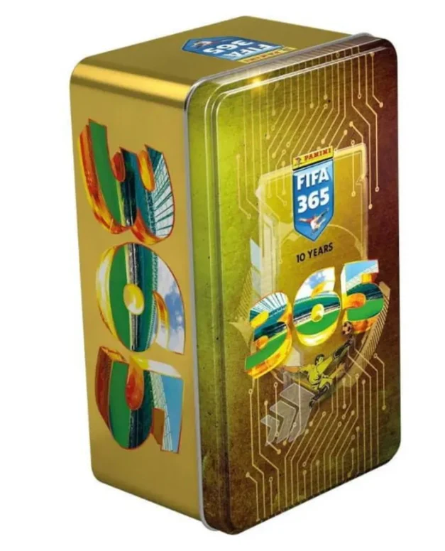TIN DORADA MAS 7 SOBRES FIFA ADRENALYN 365 2025 TCG