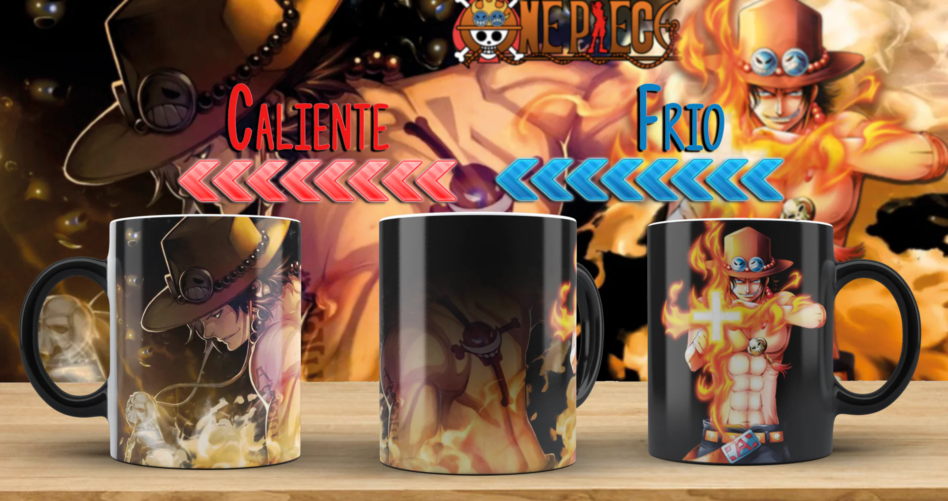 Taza Magica One Piece 008