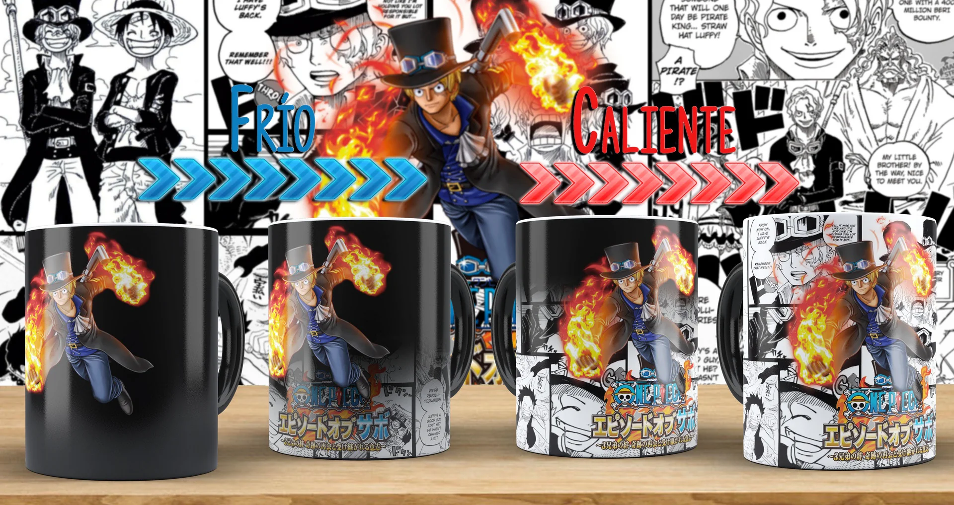 Taza Magica One Piece 010