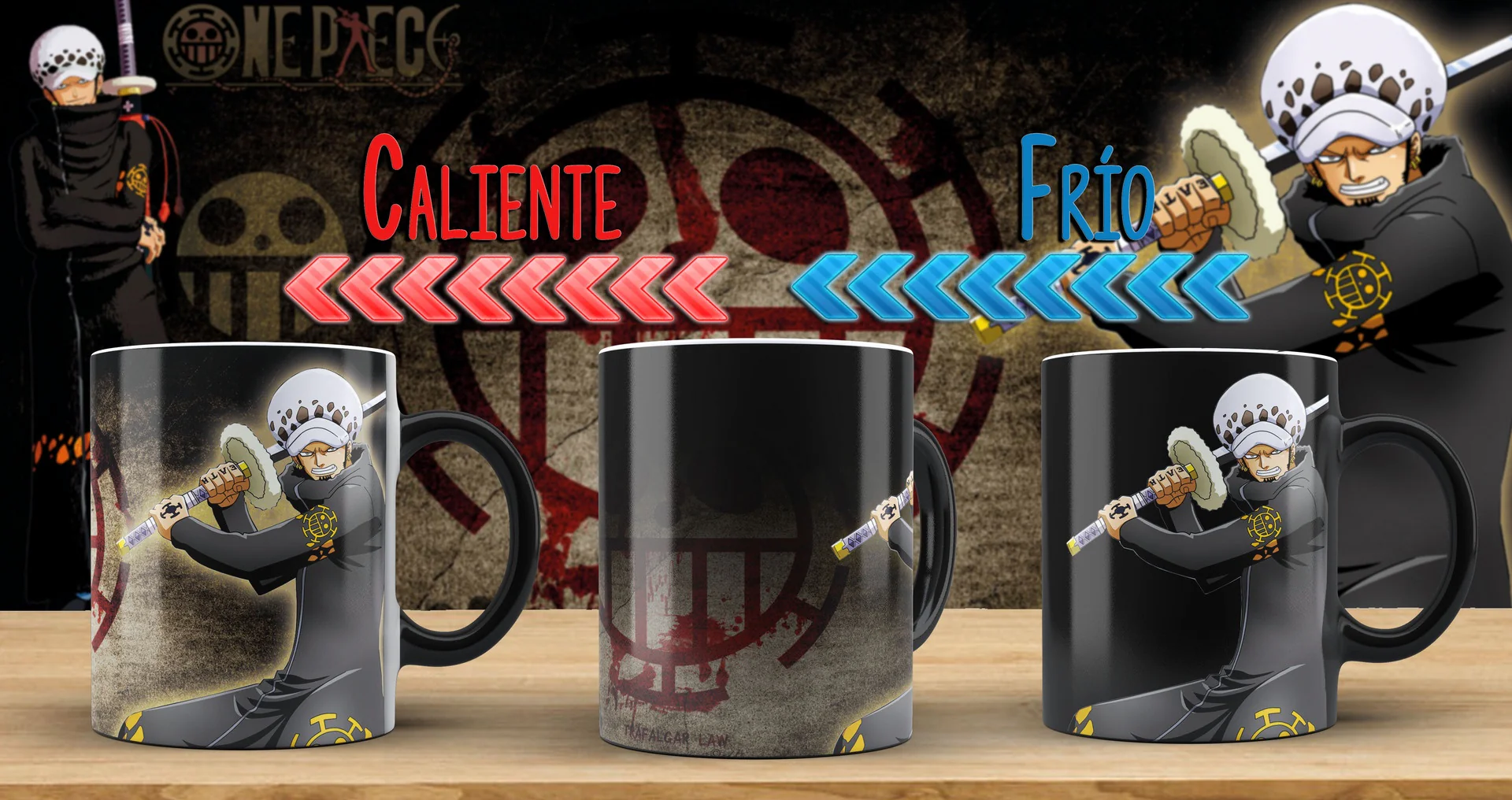 Taza Magica One Piece 013
