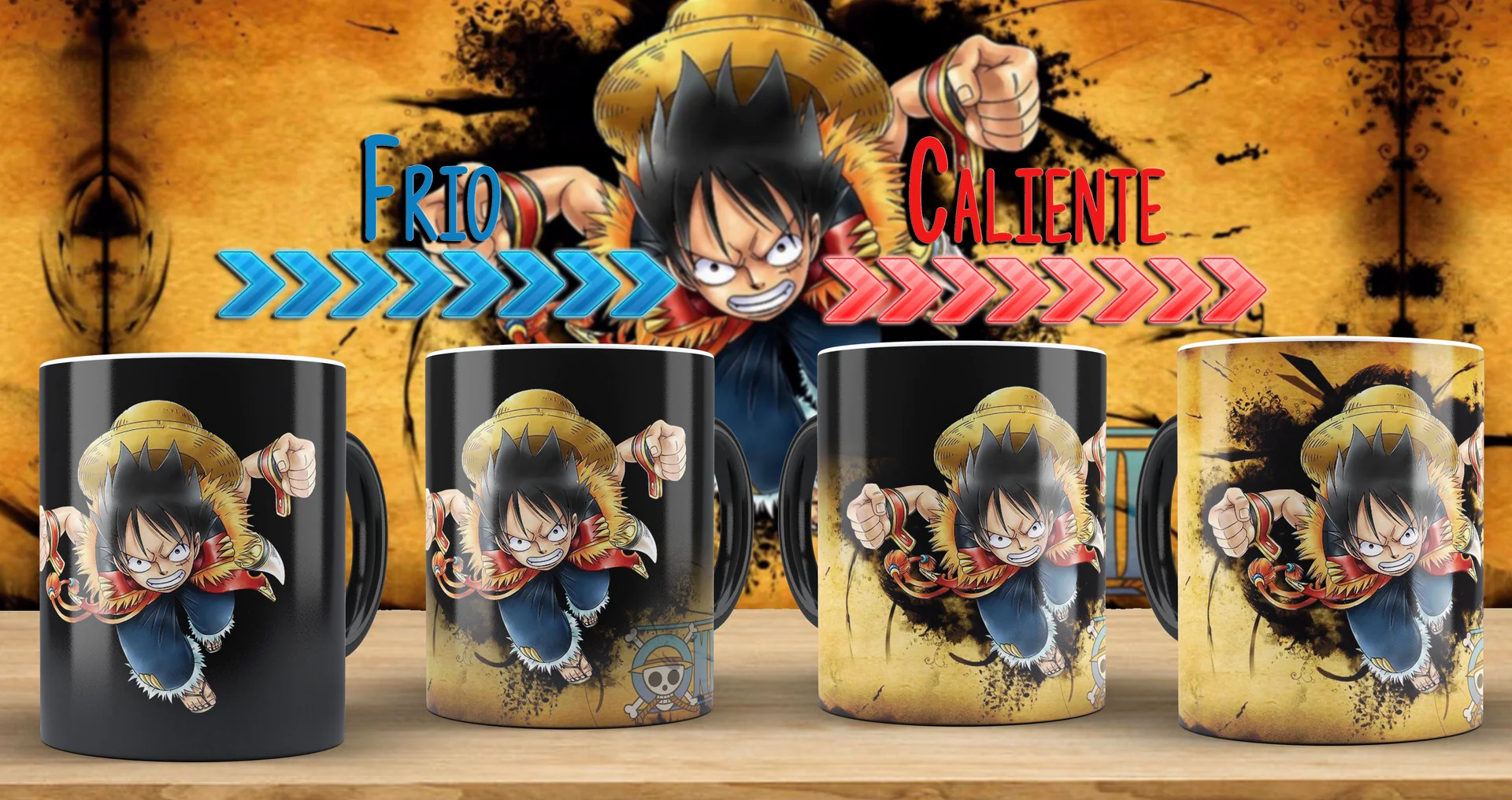 Taza Magica One Piece 016