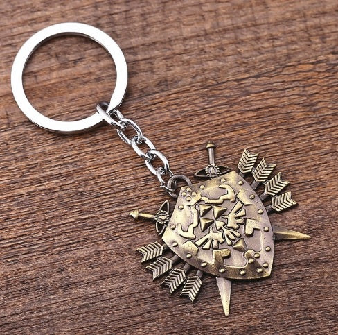 Llavero Escudo Zelda Flechas