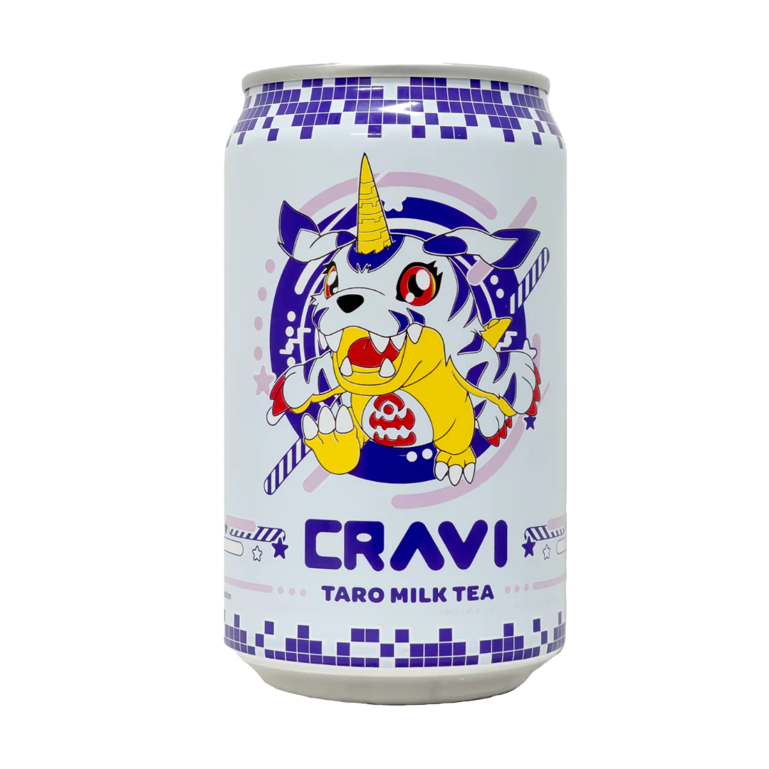 CRAVI Digimon Taro Milk Tea 315ml