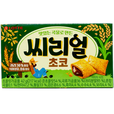 LOTTE Cereal Choco Cookie Box 42g