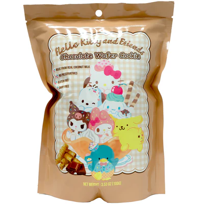 HELLO KITTY Coconut Wafer Chocolate Flavor 100g