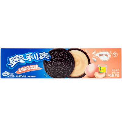 8800 OREO Sandwich Cookies Peach Oolong Cream 97g