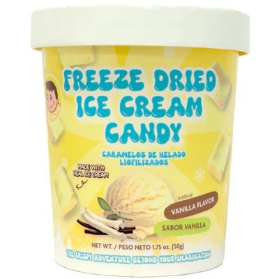JOSH BOSH Freeze Dried Ice Cream Candy Vanilla Flavor 50g
