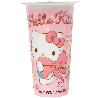 HELLO KITTY Strawberry Dip Biscuit 33g