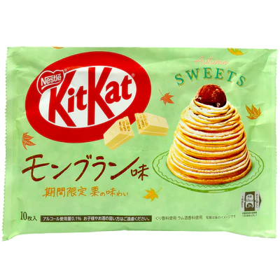 NESTLE Kit Kat Chestnut Mont Blanc Biscuits in Chocolate 116g