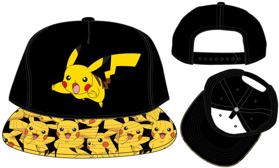Pokemon - Pikachu Ataque Rapido Gorra Ajustable