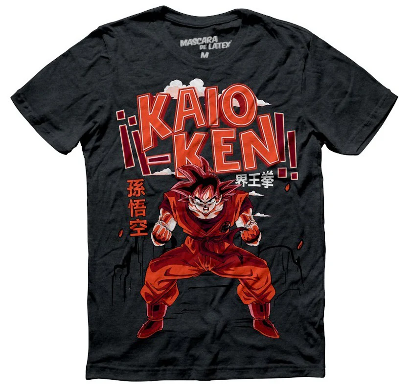 Hombre GOKU KAIOKEN GRIS M