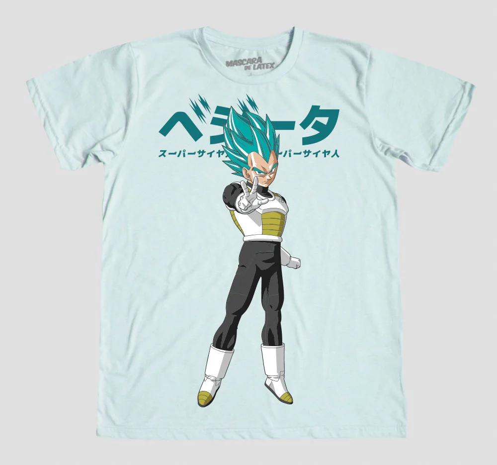 Hombre Vegeta Blue El Principe Saiyajin