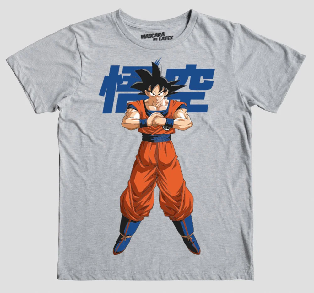 Hombre Goku El Super Guerrero Gris