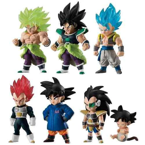Set Dragon Ball Adverge 9 Movie Special Set 2 piezas SSJ Broly y SSGSS Gogeta
