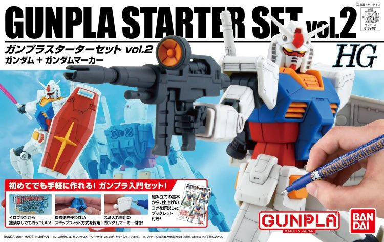 1/144 HGUC GunPla Start Set 2