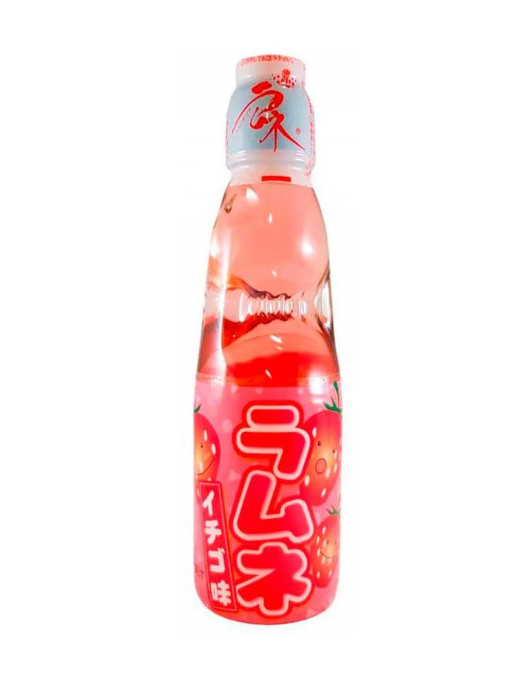 Ramune 200 ml Sabor Ichigo (Fresa)