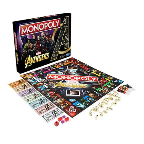 Avengers Endgame Edition Monopoly Game