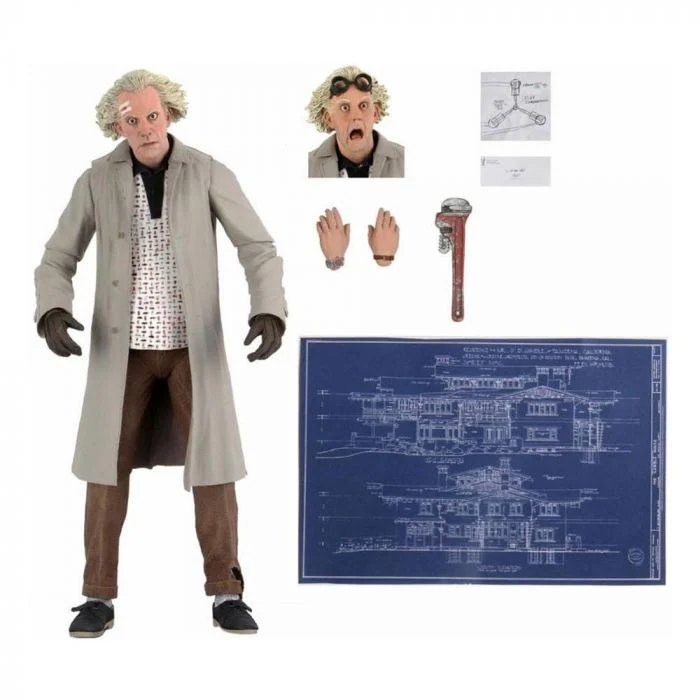 Back To The Future - 7 Scale Action Figure - Ultimate Doc Brown