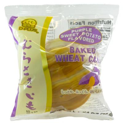 D PLUS Baked Wheat Cake Purple Sweet Potato Flavored 75g