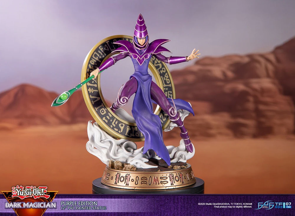Yu-Gi-Oh! Dark Magician PVC Statue (Purple Variant) - Image 2