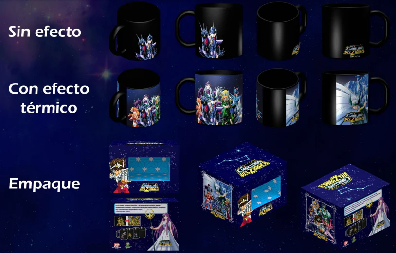 Taza Coleccionable Saint Seiya - Dioses Guerreros