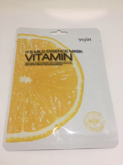 Mascarilla para rostro vitamina Yujin