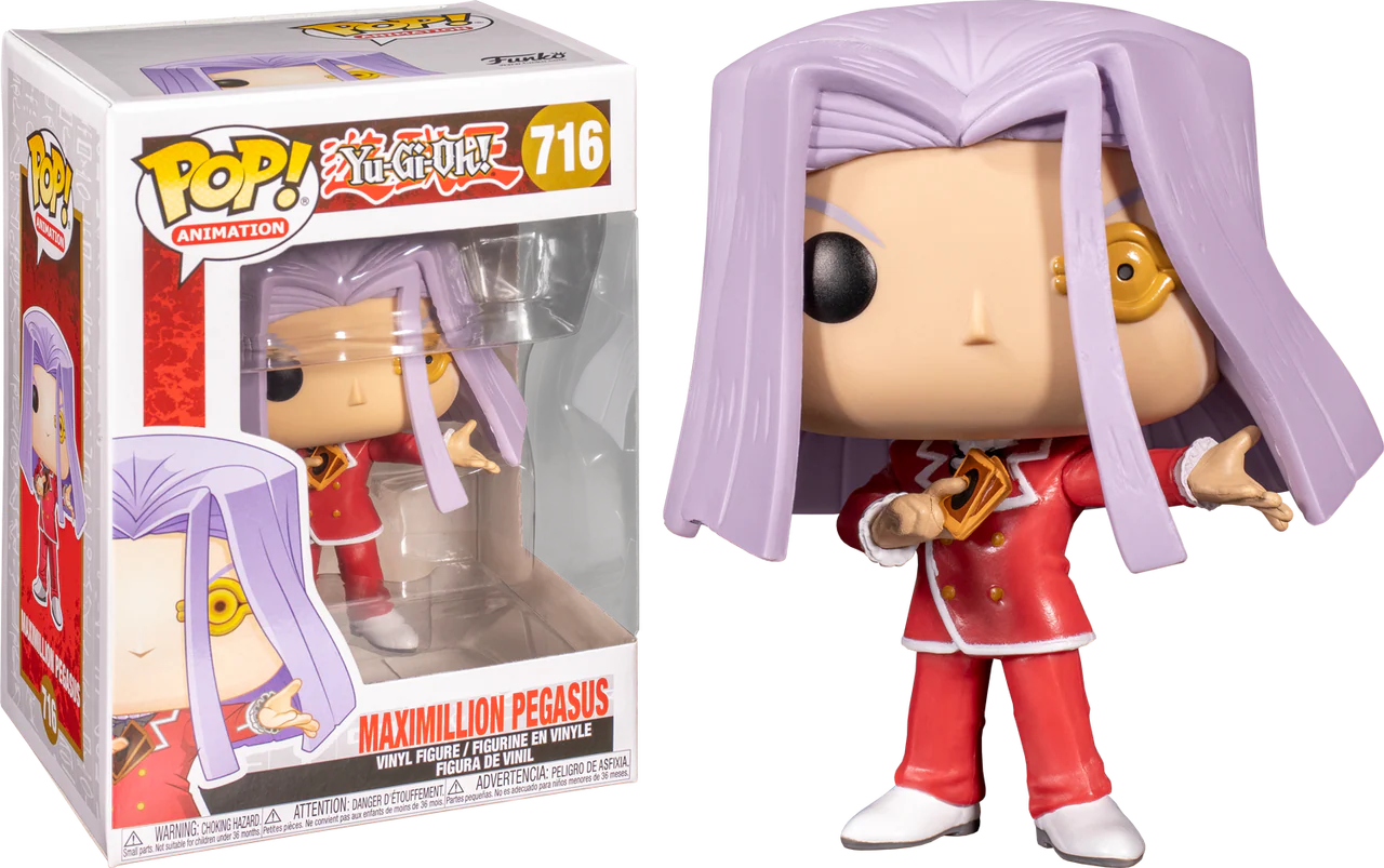 Funko Yu-Gi-Oh Maximillion Pegasus Pop 716 ! Vinyl Figure,