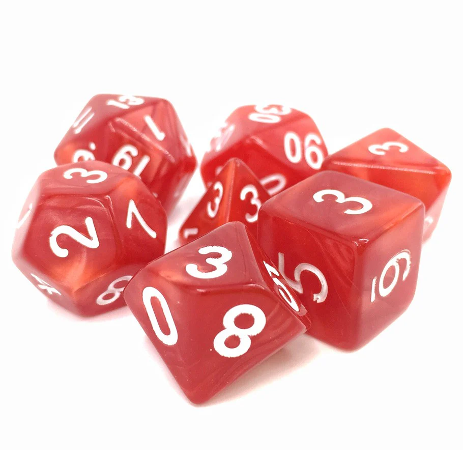 Set de 7 dados Berserker's Rage