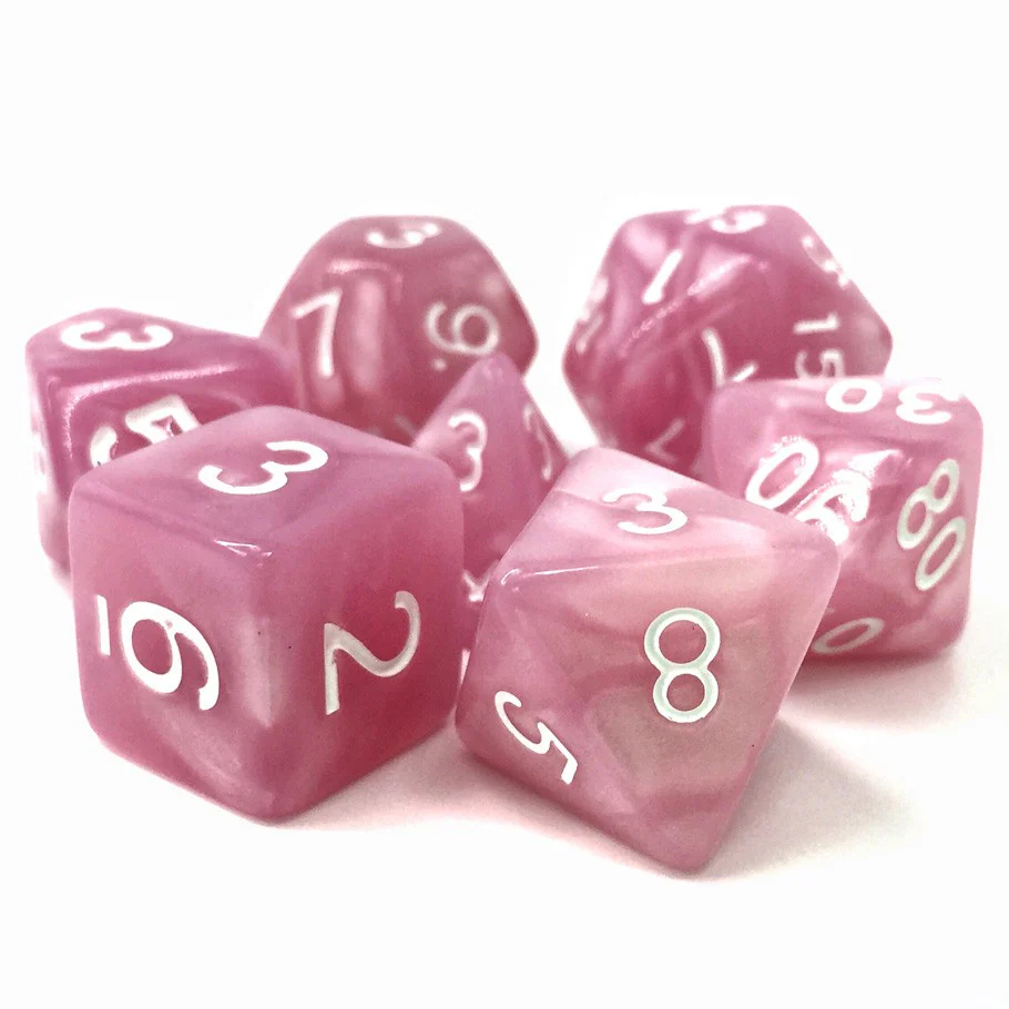 Set de 7 dados Poison Petals