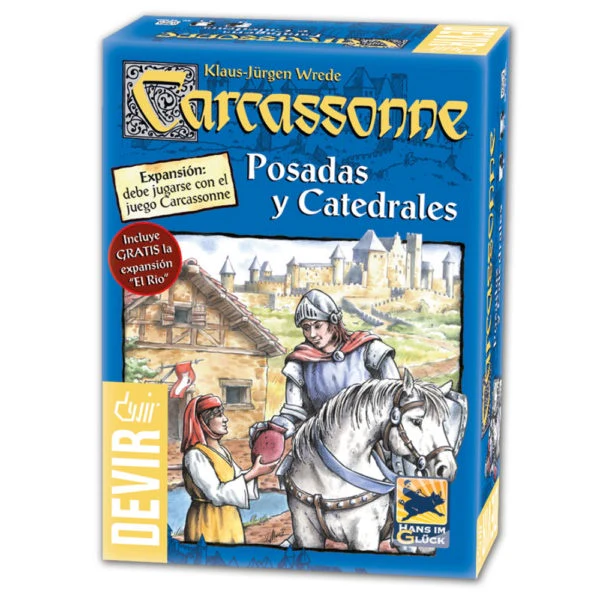 Carcassonne Posadas y Catedrales + Expansion"El Río"
