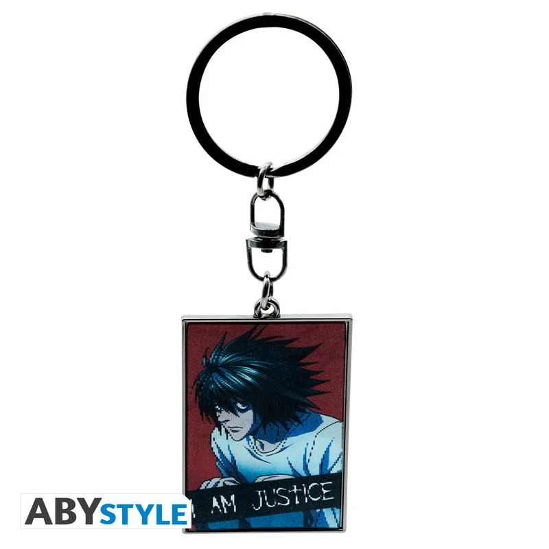 DEATH NOTE KEYCHAIN LENTICULAR "JUSTICE"