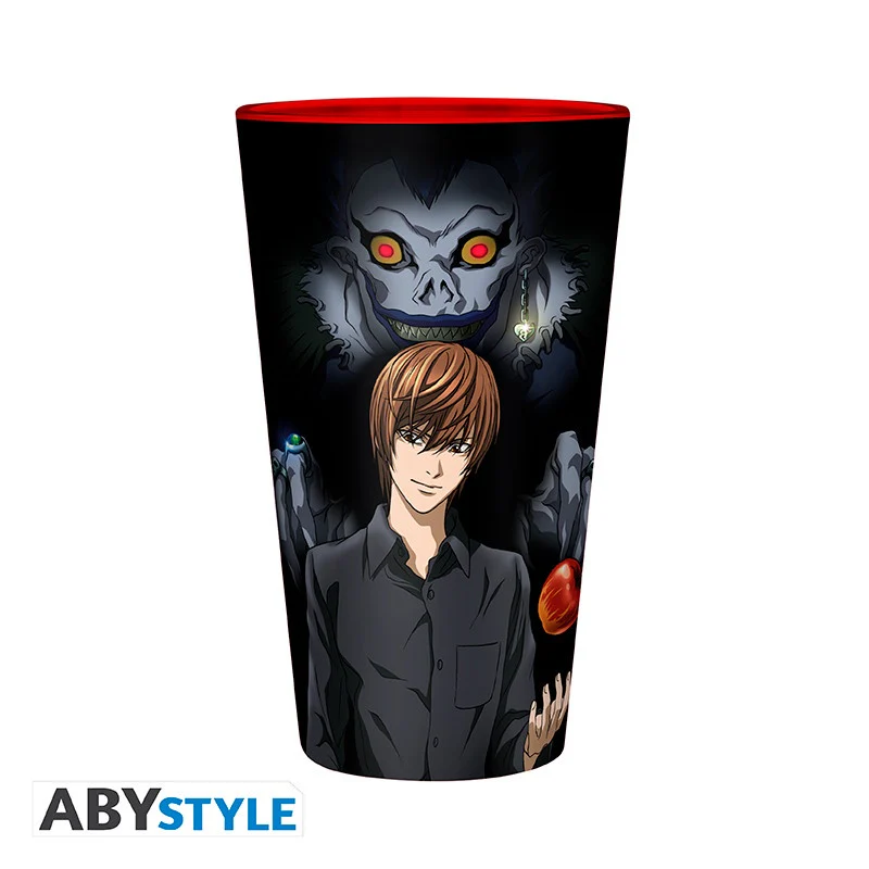 DEATH NOTE LIGHT & MISA GLASS, 14 OZ.