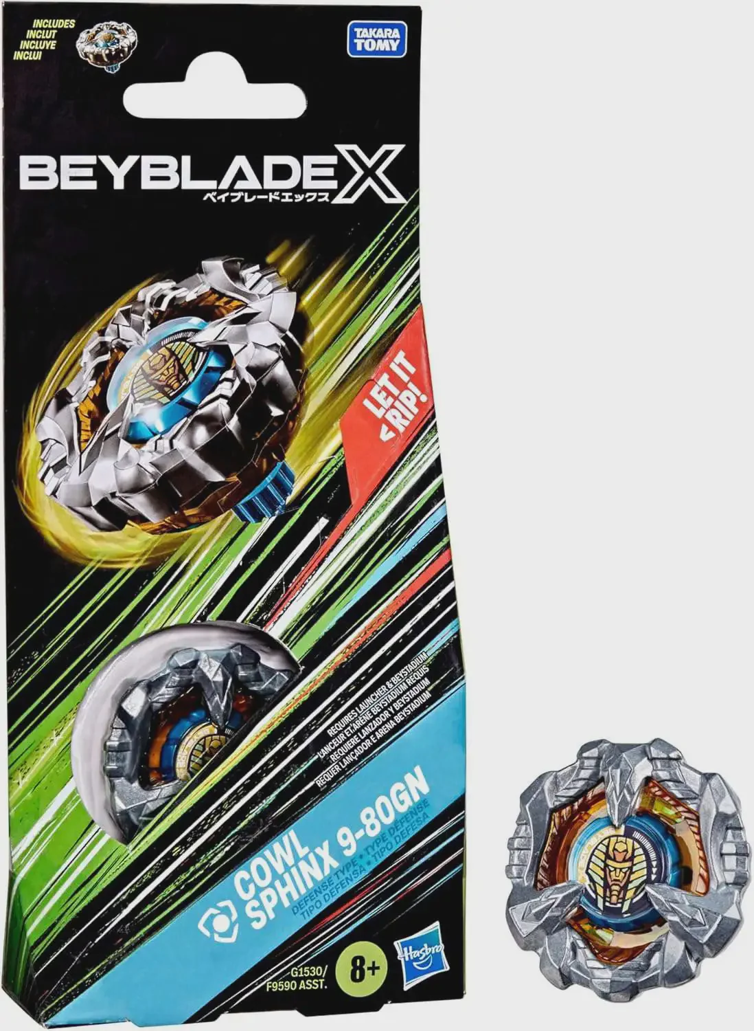 Beyblade X Cowl Sphinx 9-80GN Booster Pack Set