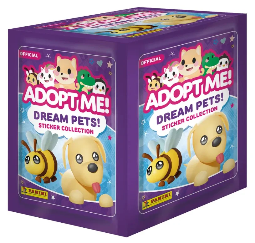 Caja con 36 sobres de estampas Adopt Me! On Roblox