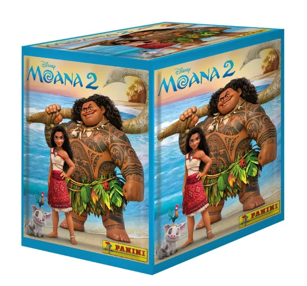 CAJA CON 50 SOBRES DE ESTAMPAS MOANA