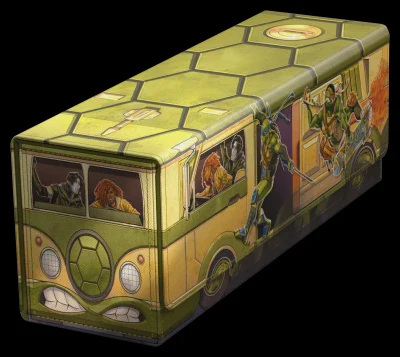 DECK CASE: ARKHIVE 400+ STANDARD SIZE XENOSKIN TEENAGE MUTANT NINJA TURTLES TURTLES VAN
