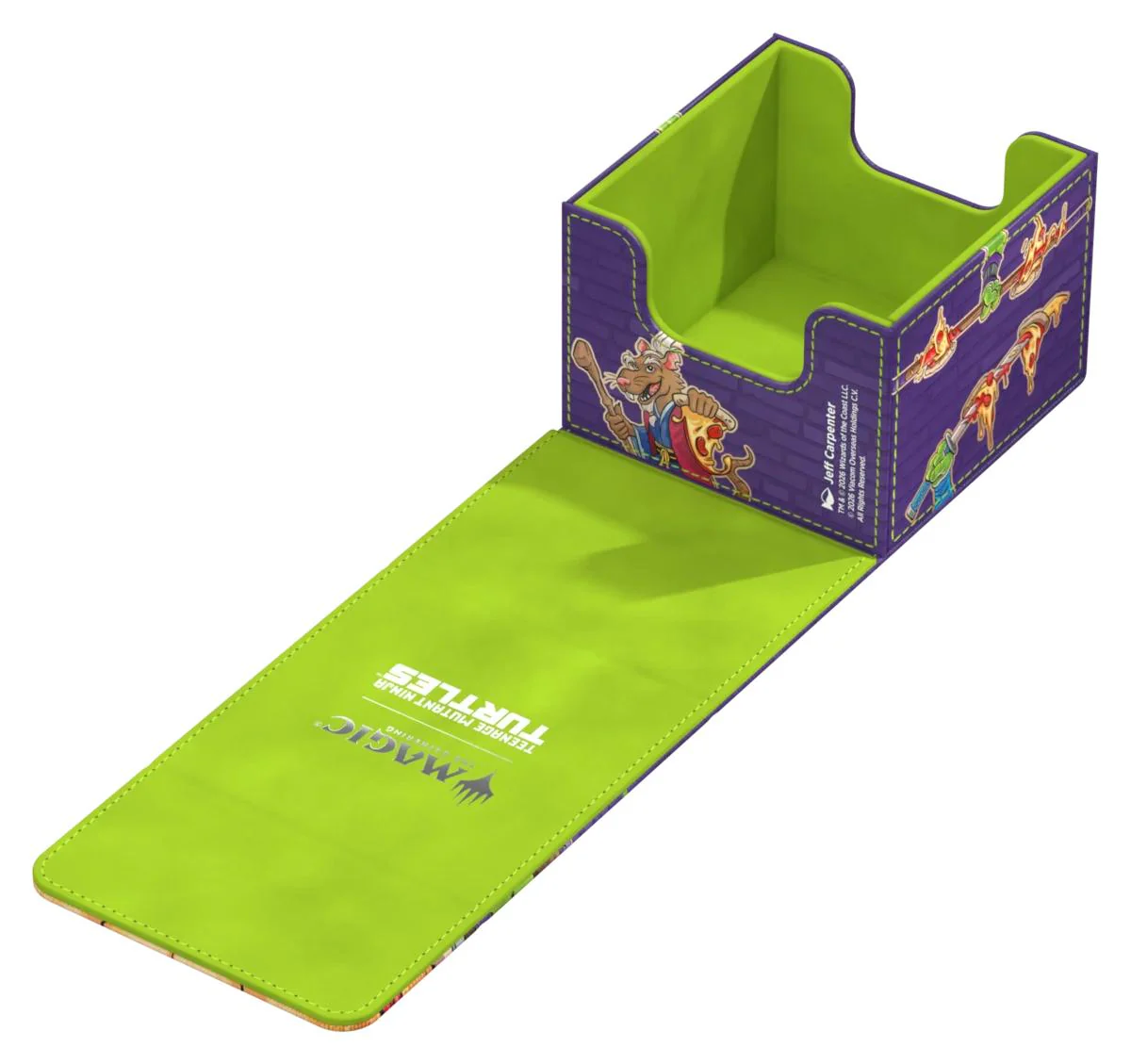 DECK CASE SIDEWINDER 100+ XENOSKIN MTG TEENAGE MUTANT NINJA TURTLES PIZZA BOX - Image 4