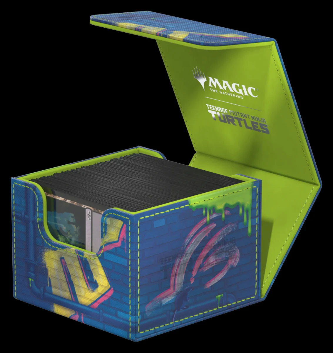 DECK CASE SIDEWINDER 100+ XENOSKIN MTG TEENAGE MUTANT NINJA TURTLES SEWER WALLS