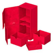DECKBOX TWIN FLIP 'n' TRAY 266+ XENOSKIN ROJO