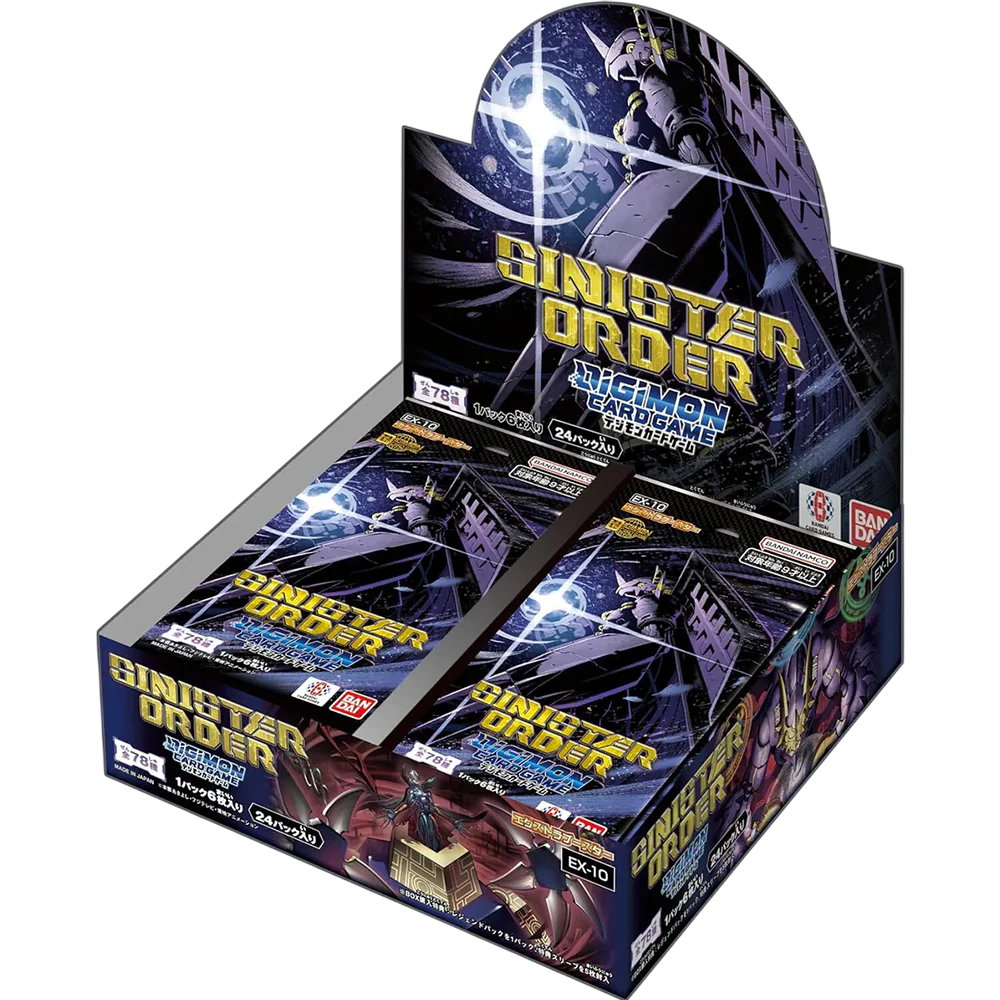 DIGIMON TCG SINISTER ORDER EX-10 BOOSTER DISPLAY