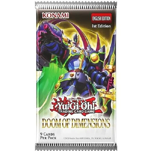 YU GI OH TCG DOOM OF DIMENSIONS BOOSTER ESPANOL