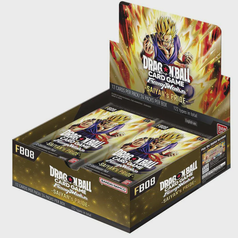 DRAGON BALL TCG FUSION WORLD SAIYANS PRIDE BOOSTER BOX FB08
