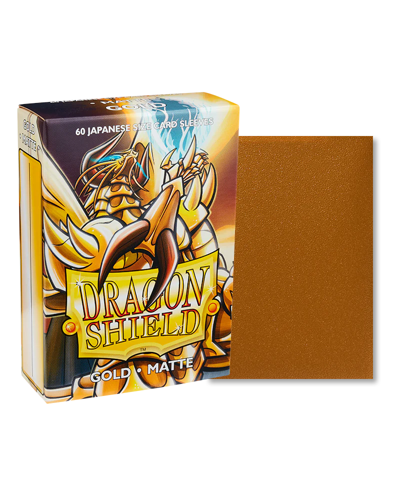 Dragon Shield Sleeves: Japanese- Matte Gold (60 ct.)