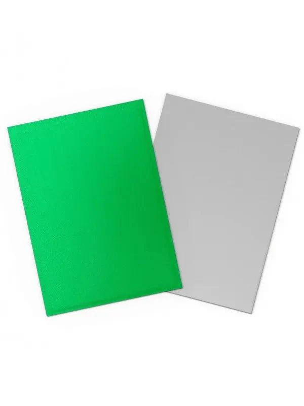 DRAGON SHIELD SLEEVES STANDARD DUAL MATTE APPLE GREEN & SILVER (100 CT.) - Image 2