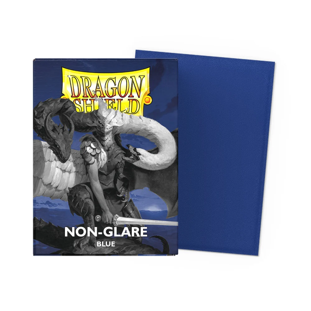 DRAGON SHIELD SLEEVES STANDARD- MATTE NON-GLARE BLUE (100 CT.)