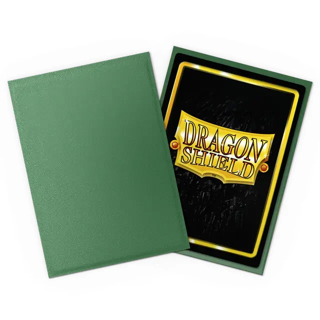 DRAGON SHIELD SLEEVES STANDARD- MATTE NON-GLARE FOREST GREEN (100 CT.) - Image 3