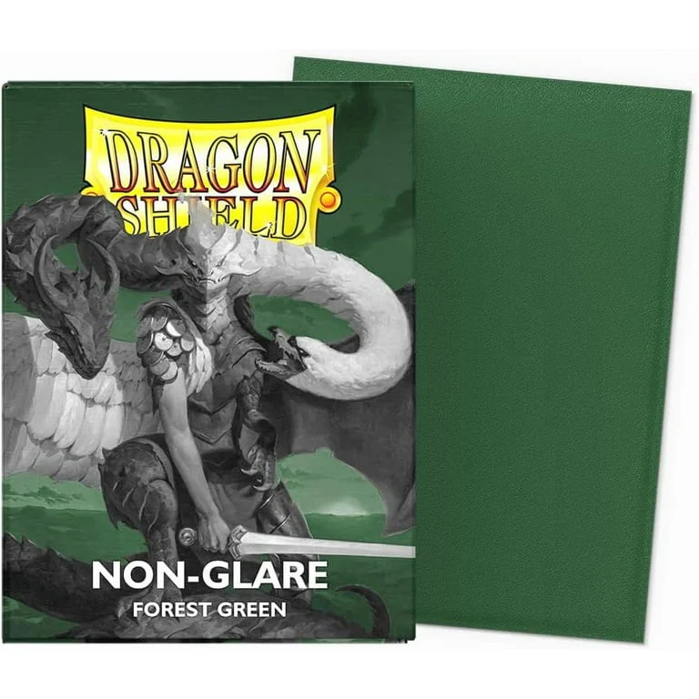 DRAGON SHIELD SLEEVES STANDARD- MATTE NON-GLARE FOREST GREEN (100 CT.) - Image 4