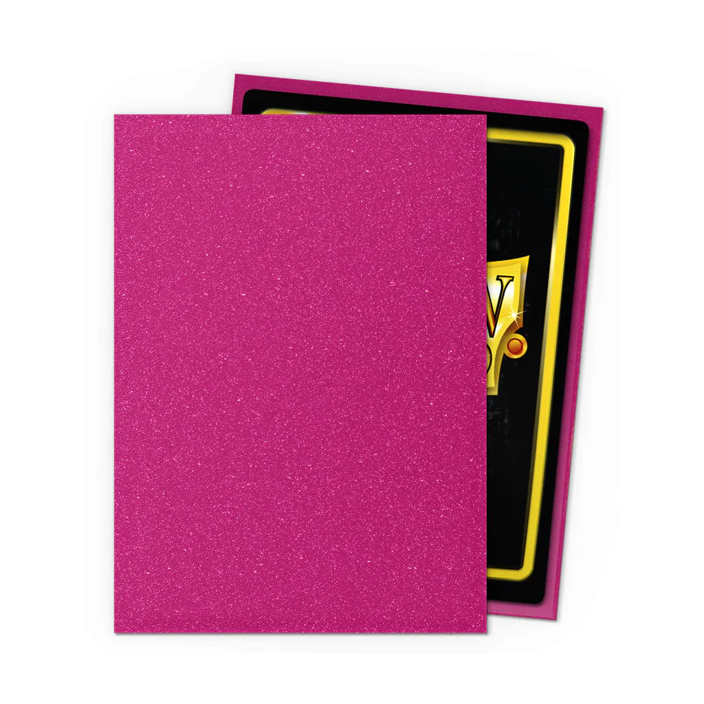 DRAGON SHIELD SLEEVES STANDARD MATTE SPARKLES PINK SAPPHIRE (100 CT) - Image 2
