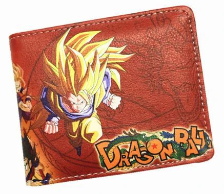 Cartera Dragon Ball Goku ssj 3 rojo